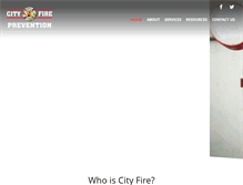 Tablet Screenshot of cityfire.ca
